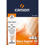 Bloco Canson Papel Vegetal 90 A3 95g 50 Folhas
