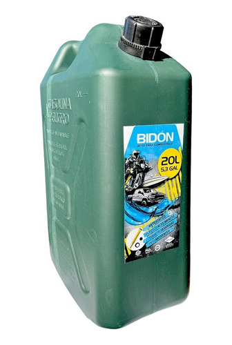 Bidon Combustible Tipo Canadience  4x4jeep 20 Litros Militar