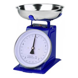  Báscula De Cocina Retro 5 Kg Azul - Ba2002