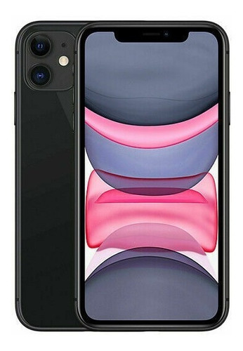 Apple iPhone 11 (64 Gb) - Preto-vitrine - Cabo E Carregador