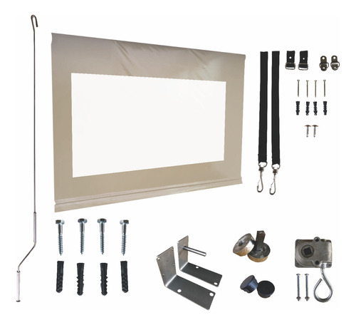 Kit Para Toldo Tipo Cortina 4,35x3,10 (sem Os Tubos)