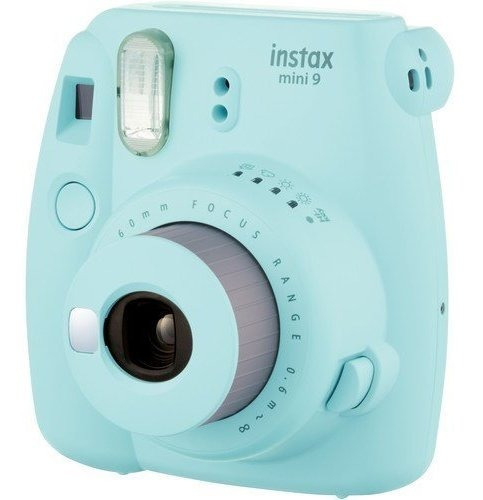 Câmera Instantânea Fuji Instax Mini 9 Azul Aqua 