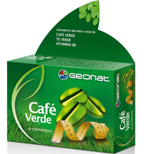 Suplemento En Comprimidos Geonat Café Verde En Caja 60 Un