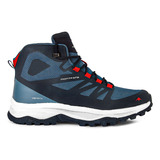 Zapatillas Montagne Bota Ventrix Azul Marino Rojo Hombre