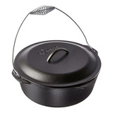 Olla Holandesa De Hierro Fundido Lodge, 9 Qt, Negro