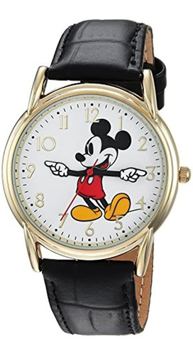 Disney ''mickey Mouse Metal De Cuarzo Reloj Casual
