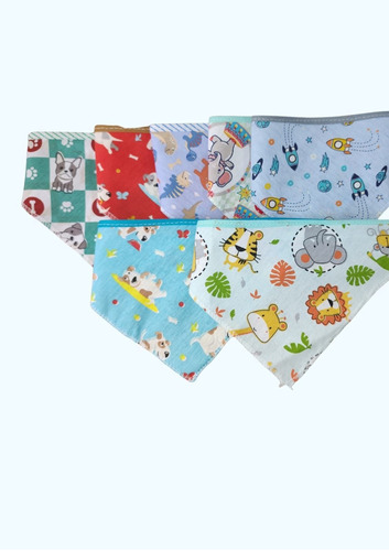 Kit 50 Bandanas Pet,tam M 25 Macho+25 Fêmea, Acessórios  Pet