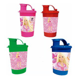 Vaso Tipo Termo Barbie Comic X12 Unidades Botilito Infantil