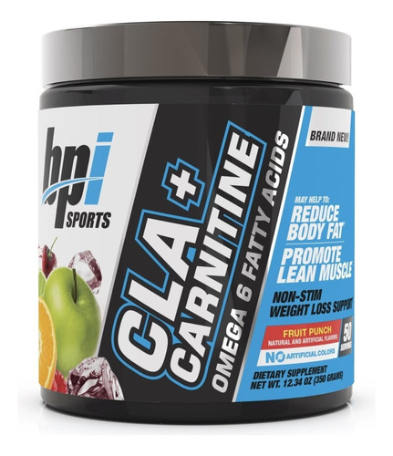 Suplemento En Polvo Bpi Sports  Cla + Carnitine Cla Matrix Sabor Fruit Punch En Pote De 350g