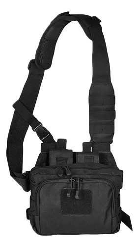 Mochila Bolso Táctico Militar Bandolera Banger Cruzada Sobaquera Bolsa Mariconera Al Hombro Sistema Molle Impermeable Ligera Exteriores Multifuncional