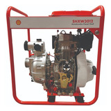 Motobomba Autocebante Shell Shxw3012 3x3 Motor Diesel 12hp