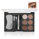 Boobeen Polvo De Cejas, Kit De Maquillaje De Cejas De 6 Colo