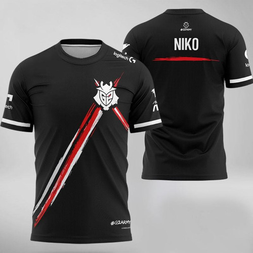 Camiseta Niko G2 2021 Esports Jersey Uniform G2