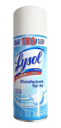 75 Pzs Lysol Spray Desinfectante 354g