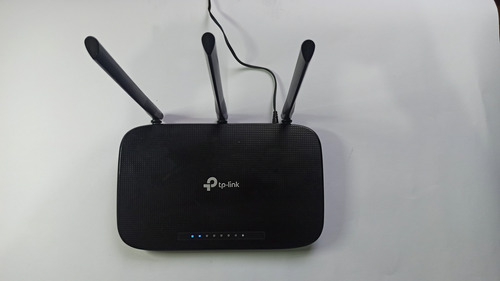 Roteador Tp-link Tl-wr940n Wireless 450mbps Preto 3 Antenas