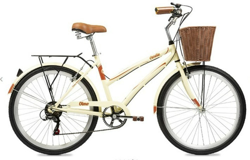 Bicicleta Urbana Paseo Olmo Amelie Plume Rdodado 26 6 Vel