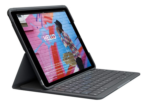 Funda Con Teclado Logitech, P/ iPad De 7 / 8 / 9 Generación