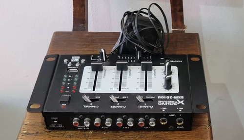 Consola Mixer 3 Canales Sound Extreme Sxm-2010u Usb Dj 