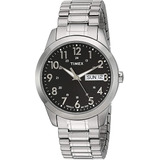 Reloj Timex Fecha Dia Acero Malla Extensible Impecable