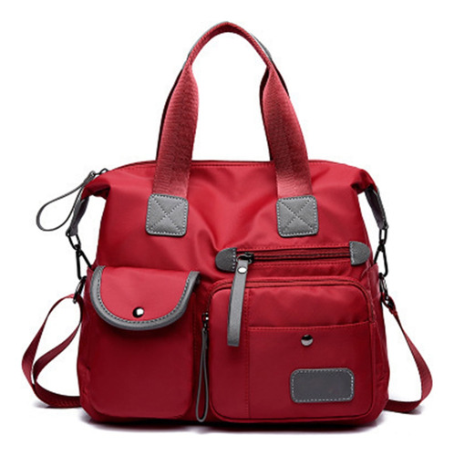 Bolsa Mujer Impermeable Viaje Nylon Tote Crossbody Bandolera