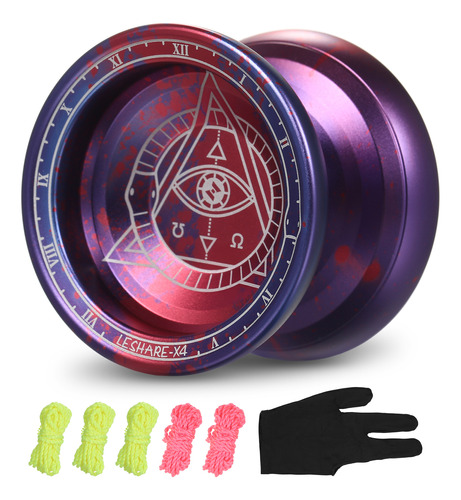 Yoyo Ball Competitivo Y Con Guantes Yo, Regalo Profesional