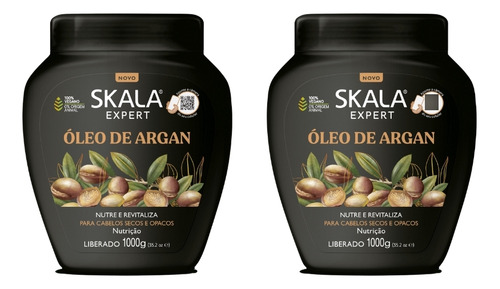 Creme Skala 1kg Oleo De Argan-kit C/2un