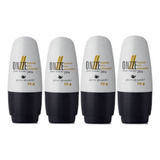 Desodorante Roll-on Pierre Alexander Onzze Masculino Kit 4 U