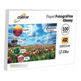 Papel Fotográfico Premium Glossy Cursor 4r 230 Gr 100 Hojas