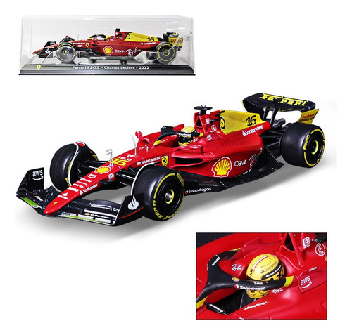 1:24 2022 Ferrari F1-75 #16 Leclerc Monza Fórmula 1