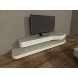Mueble Tv Modular Laqueado Minimalista Moderno Scape Vii
