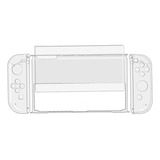 Para Nintendo Switch Oled,protectora Carcasa+cristaltemplado