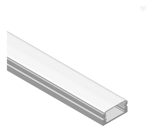 Perfil Aluminio Lineal Embutir Aplicar X1 Metro Tira Led