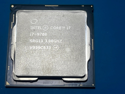 Procesador Intel Core I7-9700 3,0 Ghz Ocho Núcleos (srg13)
