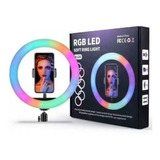 Promoção De Ring Light Luz Rgb Colorida 26cm 10 Polegadas 