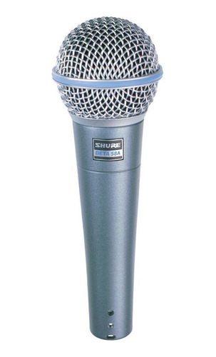 Microfone Shure Beta 58a Dinâmico Supercardioide