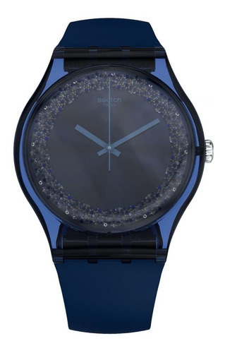Reloj Swatch Mujer Azul Originals Suon134 Malla Silicona Wr
