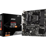 Placa Mae Msi B450m Pro-vdh Max Amd Ryzen Am4 Ddr4 Matx