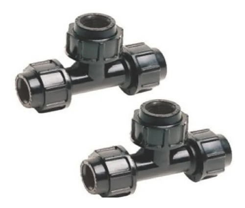 Te União Pead Compressão 20mm Copasa / Sabesp - 2 Pçs