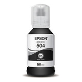 Tinta Impresora Orginal Ecotank Epson 504 Negra 127 Ml 