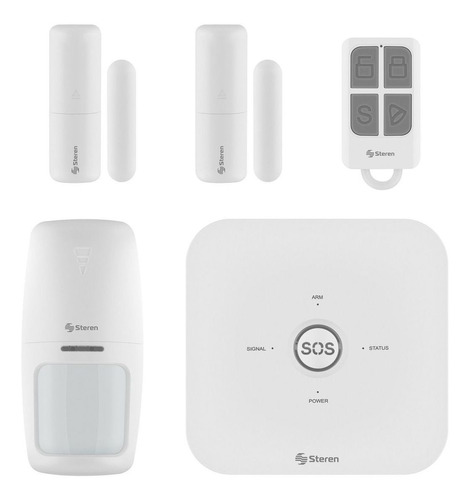 Sistema Seguridad Wi-fi Alarma 3 Sensores Control Remoto