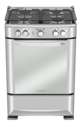 Estufa De Piso De 56 Cm Acero Inox Mabe Emc6050nfx0 Color Acero Inoxidable Tipo De Conexión Gas Natural 110v