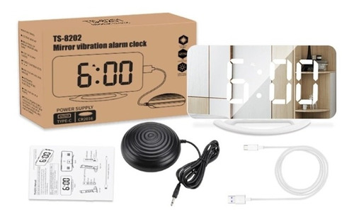 Relógio Despertador Vibratório Para Surdos Forte  Digital  