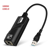 Adaptador Usb 3.0 A Rj45 Ethernet Lan Red 1000 Mbps H Speed