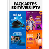 Pack 50 Artes Editáveis No Canva Para Iptv + Script De Venda