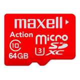 Maxell Memoria Mcsd 64gb Action Pro Class 10