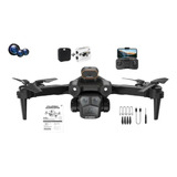 Drone K10 3 Câmeras Fhd Anticolisão App Celular + 18 Funções
