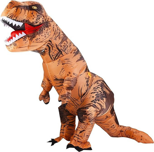 Disfraz Inflable De Dinosaurio De Halloween, T-rex Para Adultos, Lulu Home