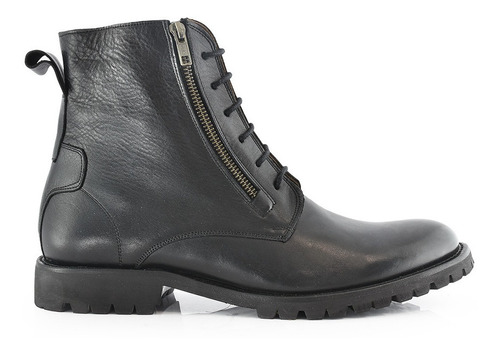 Borcego Hombre Cuero Bota Briganti Botita Goma- Hcbo00843