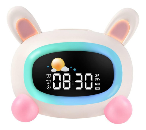 Reloj Despertador Digital Led Colores Niños Infantil Luces