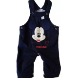 Conjunto M Mouse  Algodon Niño Bebe Enterizo Overol